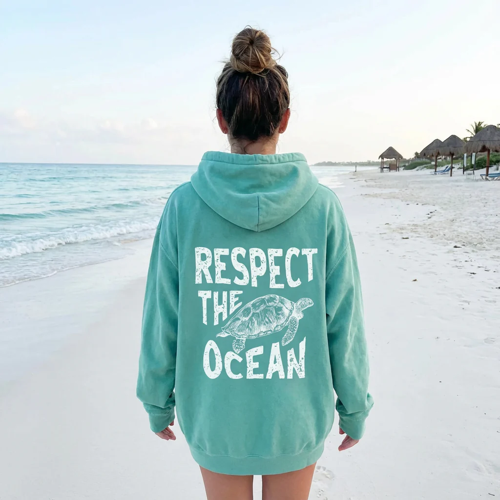 Respect The Ocean Hoodie - Image 20